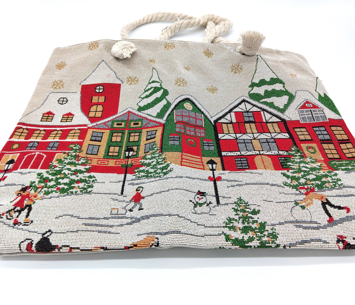 Christmas Waterproof Tote Shopping Bag. 40cm x 60cm.