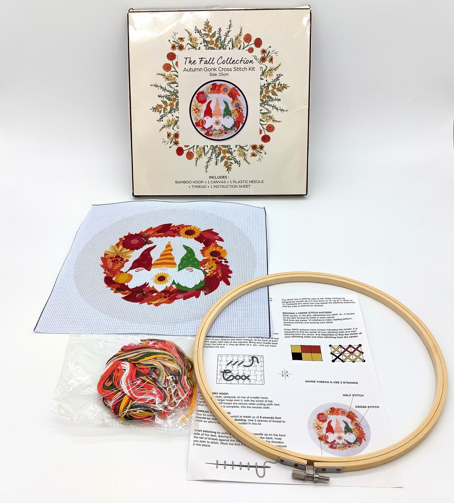 The Fall Collection - Christmas Embroidery Starter Kit.