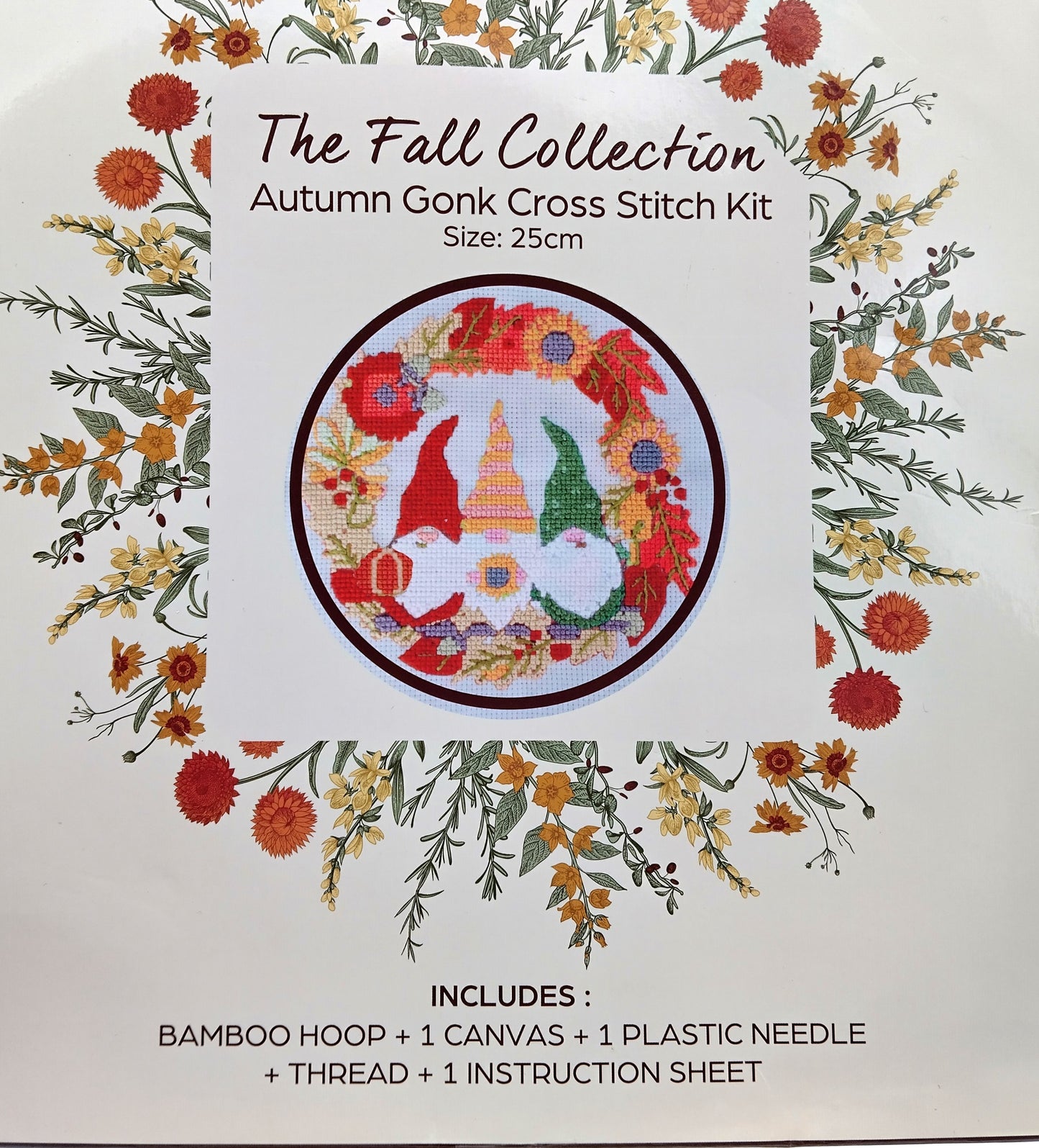 The Fall Collection - Christmas Embroidery Starter Kit.