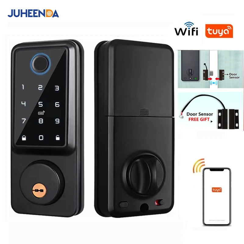 Tuya WiFi Smart Deadbolt Lock with Multiple Access Options