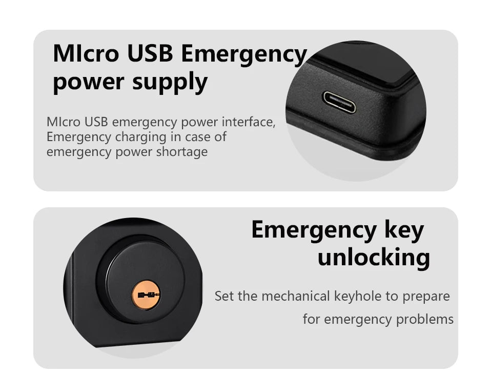 Tuya WiFi Smart Deadbolt Lock with Multiple Access Options