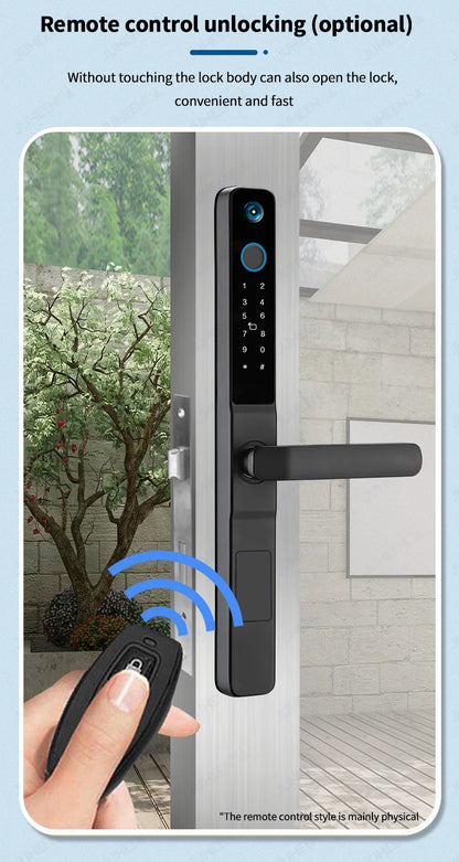 Waterproof Outdoor Smart Lock with Camera &amp; Fingerprint Access