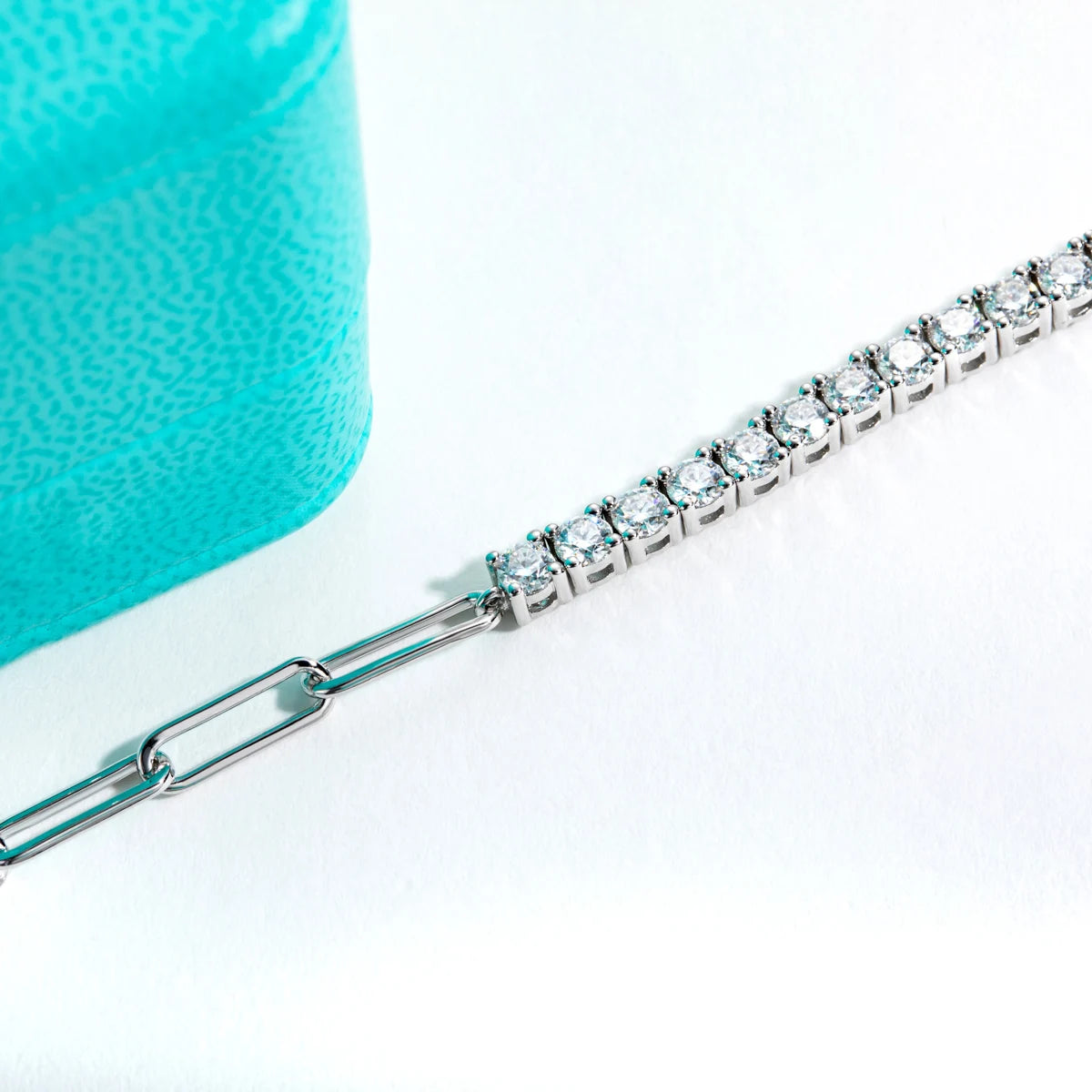 AnuJewel 3mm Moissanite Tennis Bracelet.