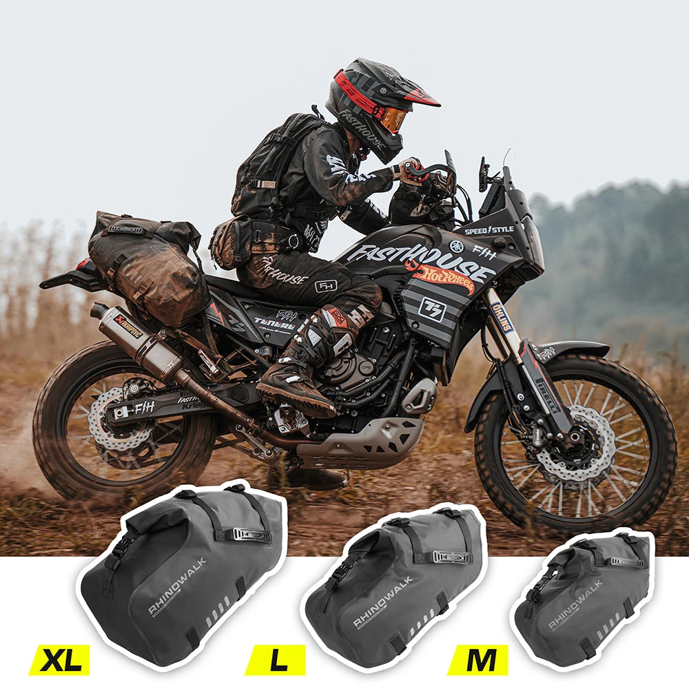 Rhinowalk Waterproof Motorcycle Side Bags