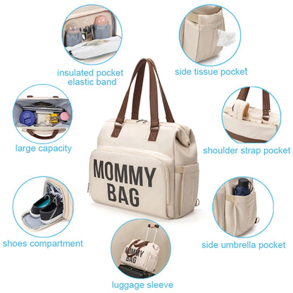 PANGDUBE 3-Piece Diaper Bag Set.