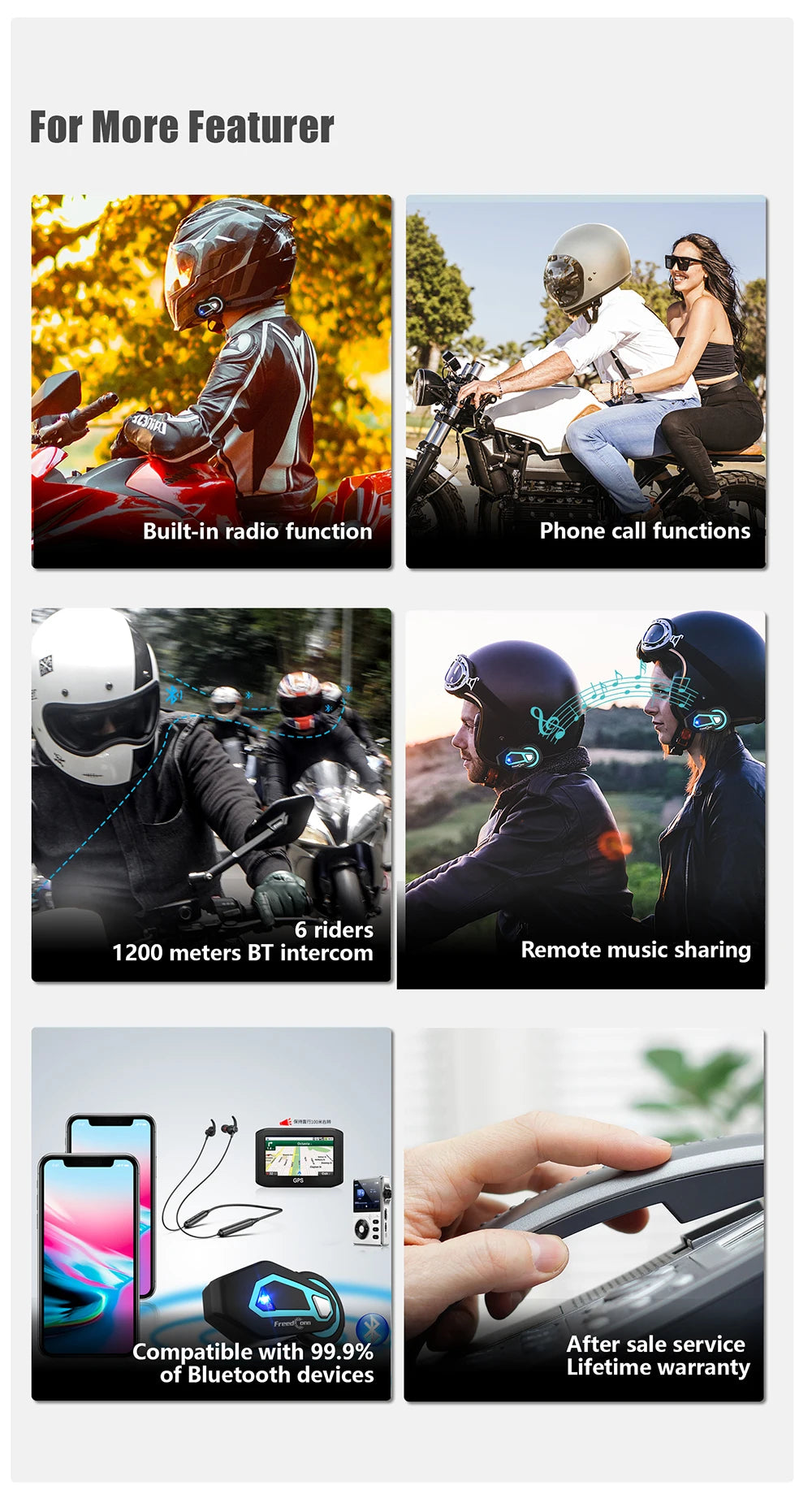 Motorcycle Helmet Headset.