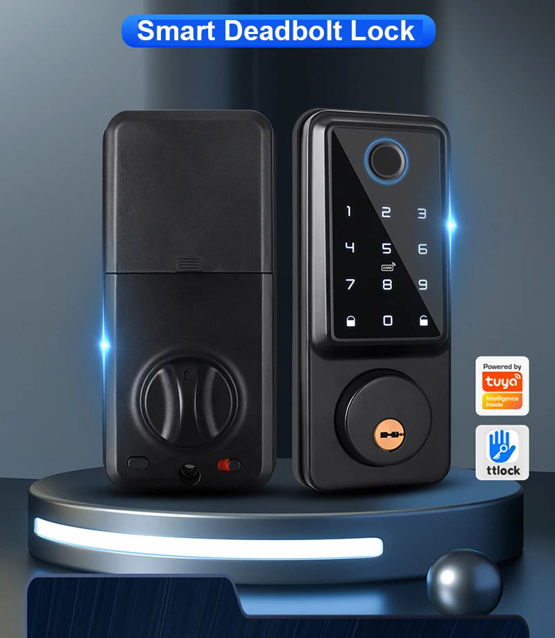 Tuya WiFi Smart Deadbolt Lock with Multiple Access Options