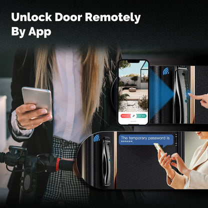 WiFi Smart Security Door Lock with 3D Face Recognition