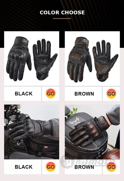 Vintage Leather Motorcycle Gloves – Style, Comfort, and Protection Combined!