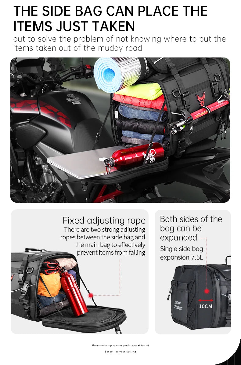 Waterproof Motorcycle Seat Bag