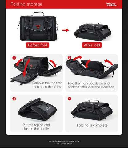 Waterproof Motorcycle Seat Bag