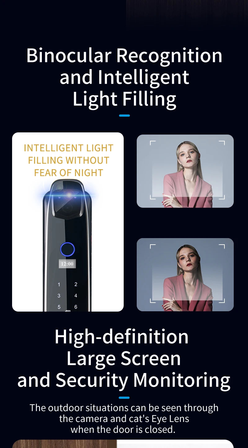 3D Face Smart Door Lock,