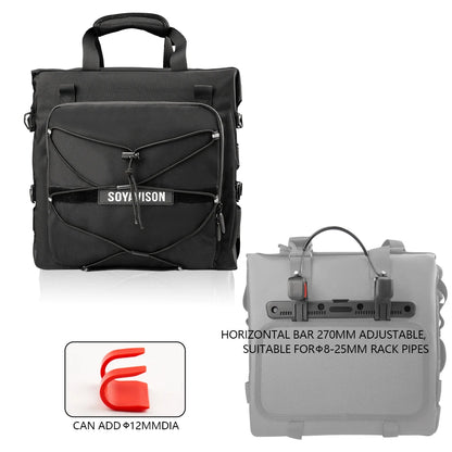 Motorcycle Waterproof Tail Bag 60L!