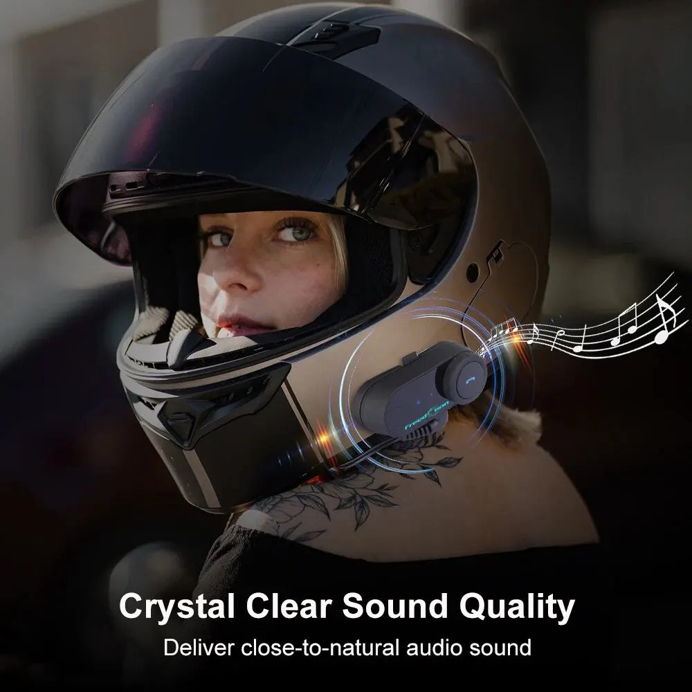 Freedconn Motorcycle Helmet Bluetooth Headset