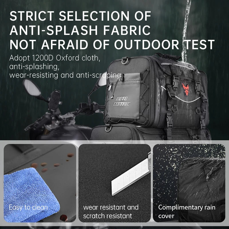 Waterproof Motorcycle Seat Bag