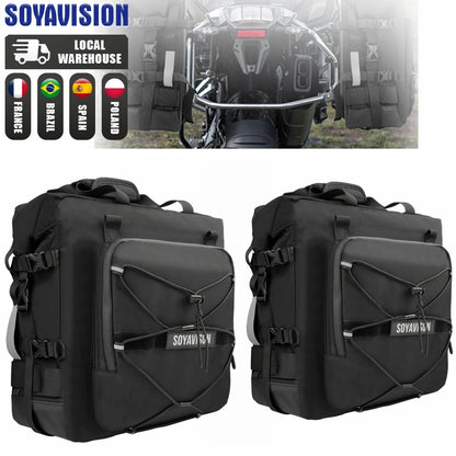 Motorcycle Waterproof Tail Bag 60L!