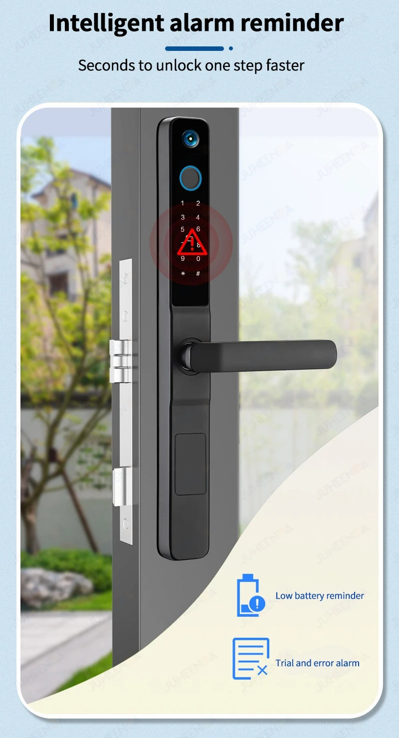 Waterproof Outdoor Smart Lock with Camera &amp; Fingerprint Access