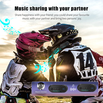 Freedconn Motorcycle Helmet Bluetooth Headset