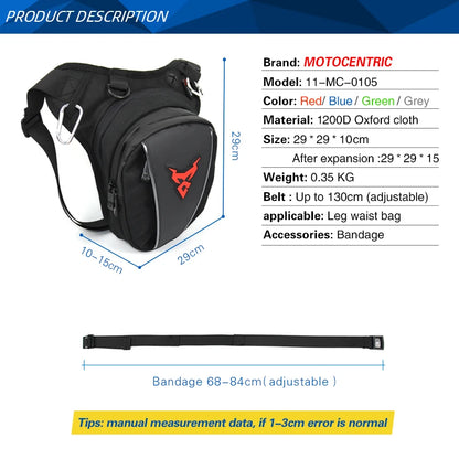 Waterproof Motorcycle Leg & Waist Bag