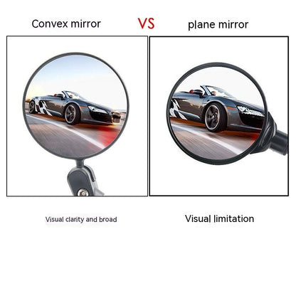 Mountain Highway Vehicle Foldable Convex Rearview Mirror