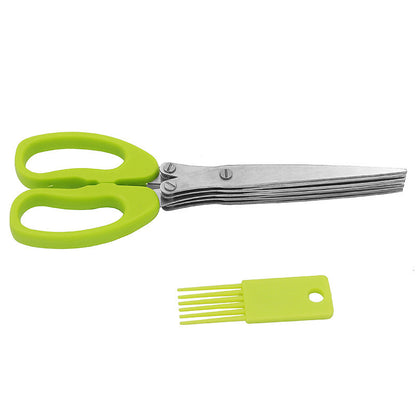 Multi-Purpose Stainless Steel Five-Layer Scissors