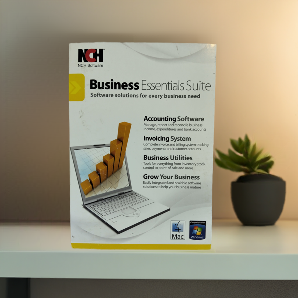 Business Essentials Suite Pc-Mac.   Enhance your business operations and productivity with the Business Essentials Suite by NCH Software