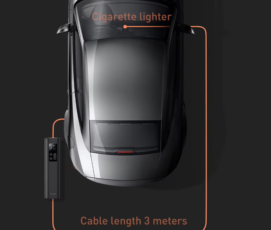 Super Mini Car Digital Display Inflator