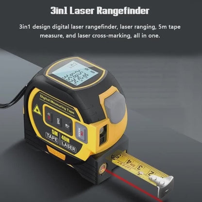 Laser Range Finder High Precision Distance Measuring Ruler Infrared Laser Tape Portable Range