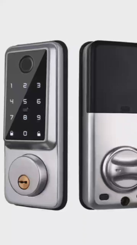 Graffiti Wifi Smart Door Lock Remote Fingerprint Password