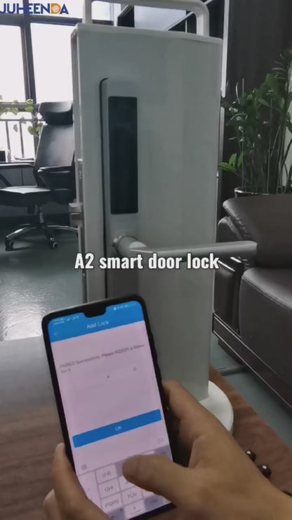 3CM Slim Waterproof Aluminum Bluetooth Smart Door Lock